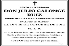 Julio Calonge Ruiz